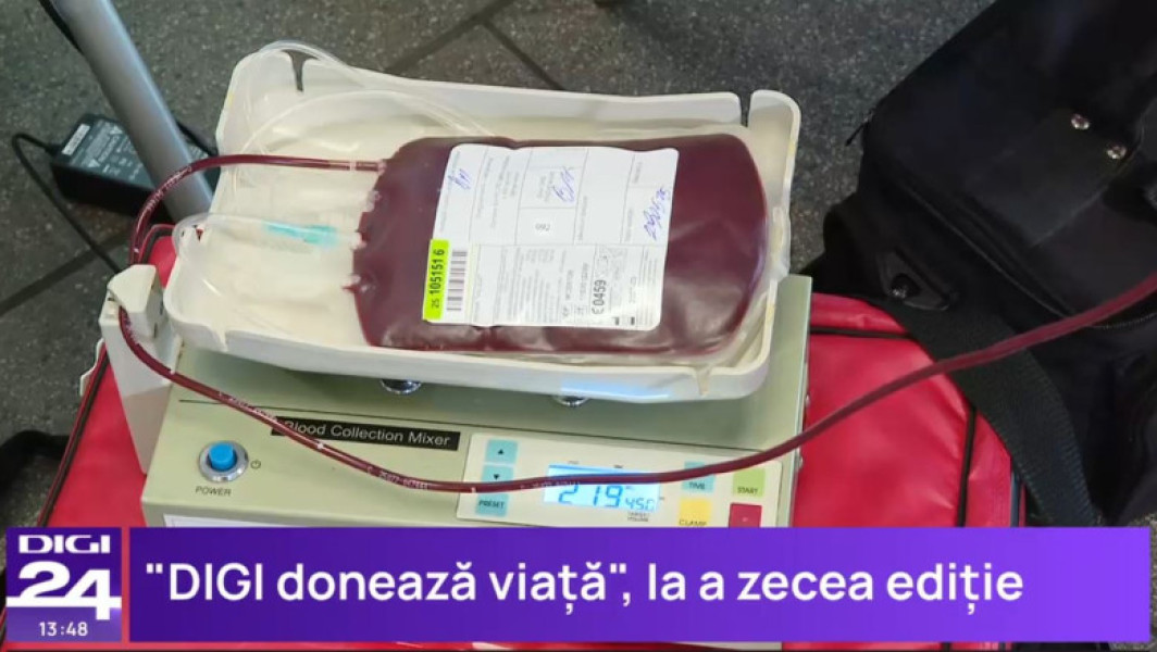 Grupul DIGI lansează cea de-a zecea ediție a campaniei „DIGI Donează VIATA” pentru salvarea de vieți