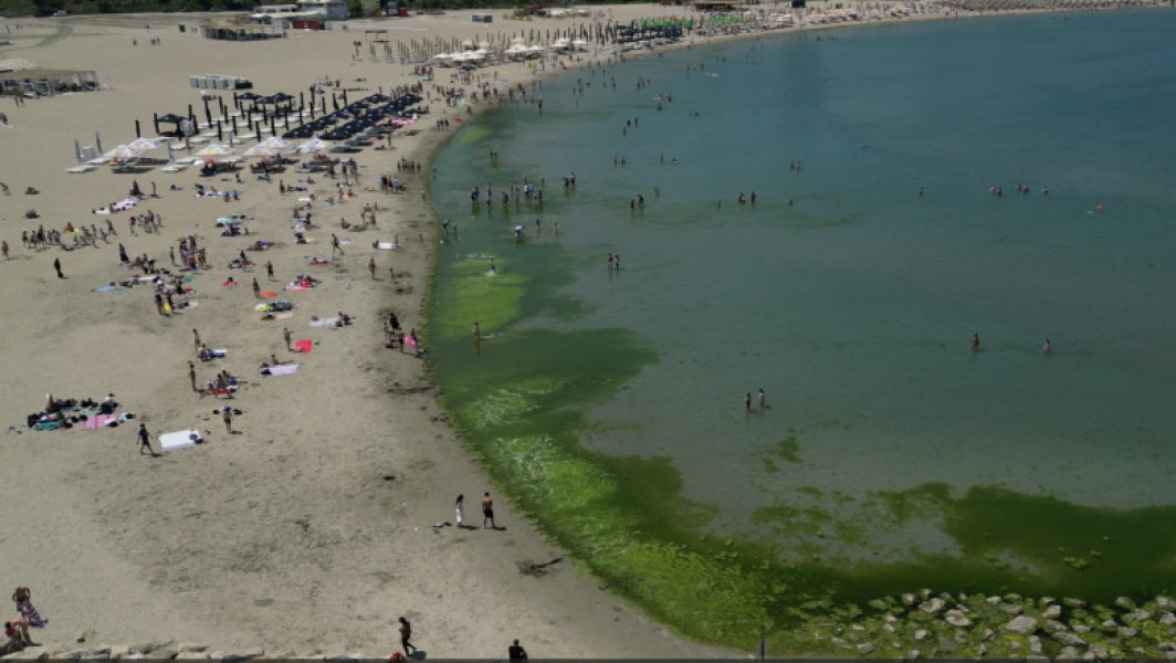 Algele au inundat plajele de pe litoral, într-un weekend foarte aglomerat