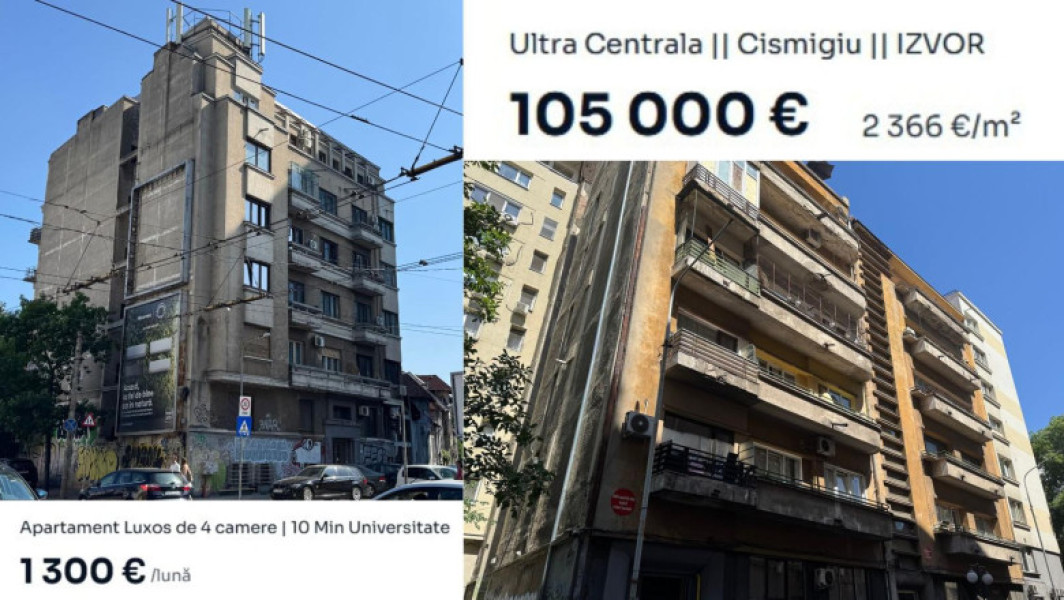 Foto „Bucureștiul cu bulină roșie” (III). Cum ne punem în pericol în apartamente pe care le cumpărăm cu peste 2.000 de euro pe metrul pătrat
