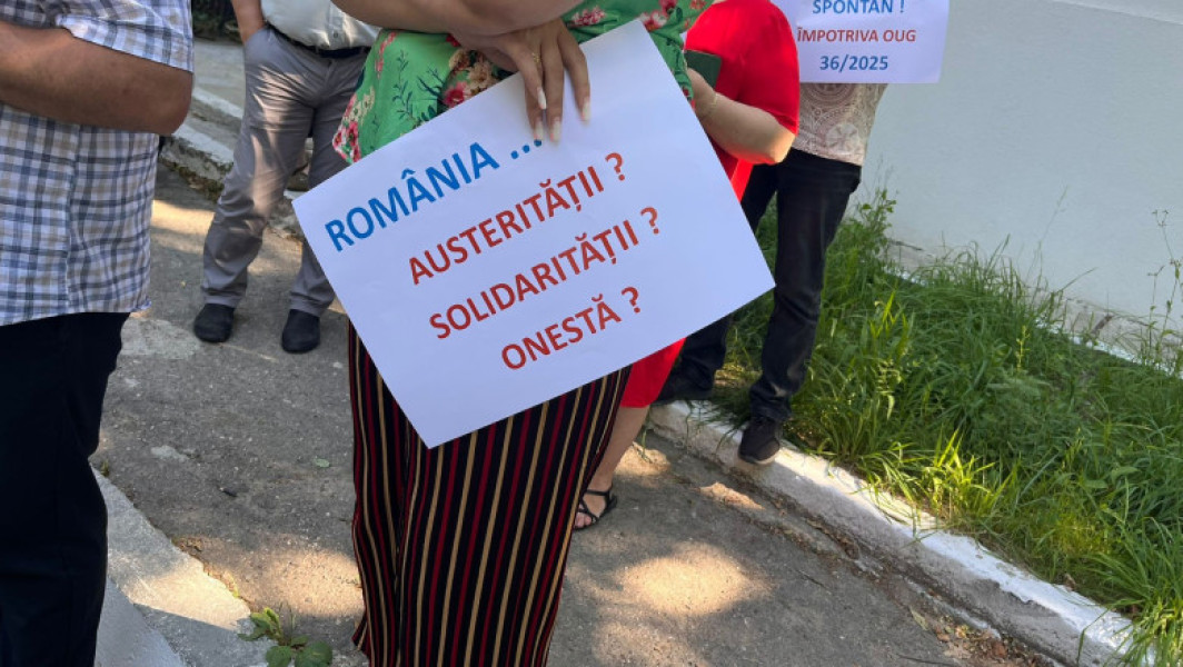 Video Încă o zi de proteste ale bugetarilor. „Sporul de condiții vătămatoare nu reprezintă un privilegiu”. Guvernul are în analiză noi măsuri