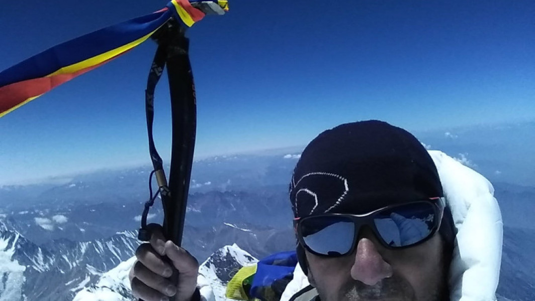 Alpinistul Horia Colibăşanu a ajuns în vârful muntelui Nanga Parbat - 8.125 metri. Este al 11-lea vârf de peste 8.000 m din carieră